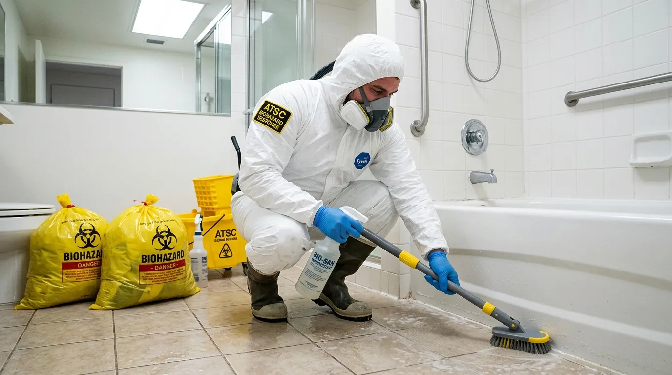 Decontamination equipment deployed for Blood Cleanup in Woods Cross